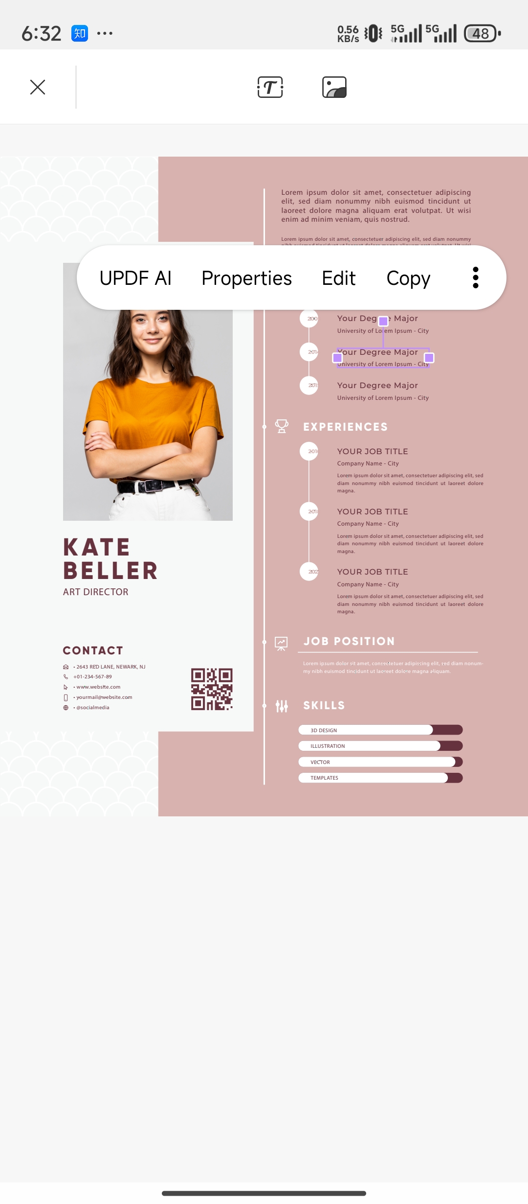 How to Edit Resume in PDF Online - Edit Pdf Android