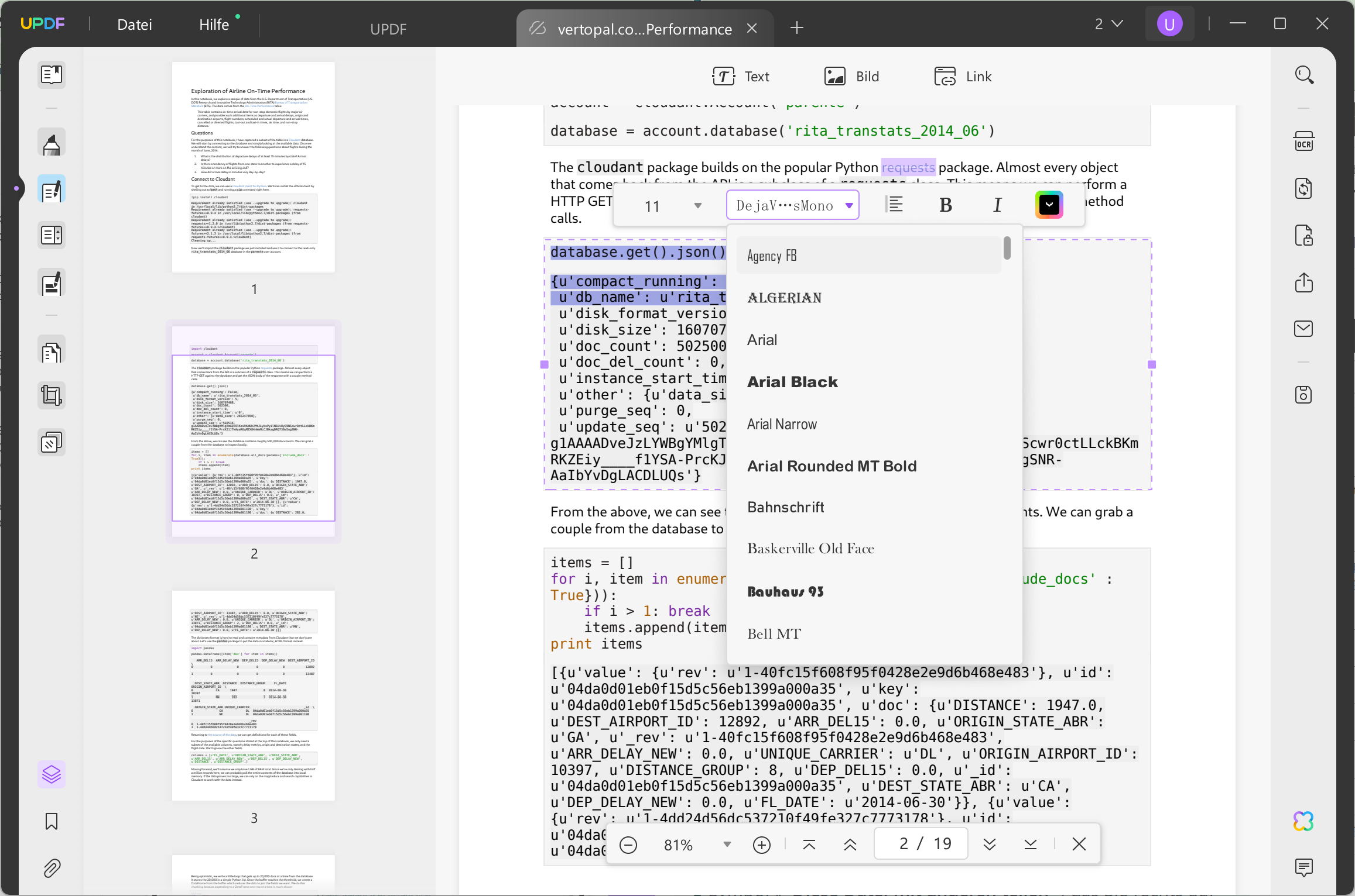 Jupyter-Notebook in PDF umwandeln