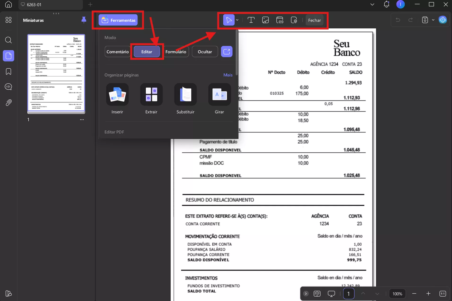 editar pdf