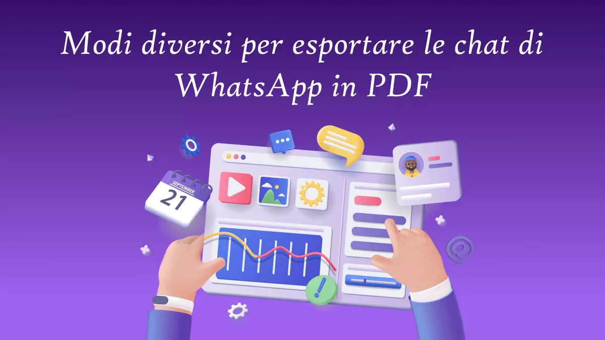 Come esportare una chat di WhatsApp in PDF? (4 metodi)