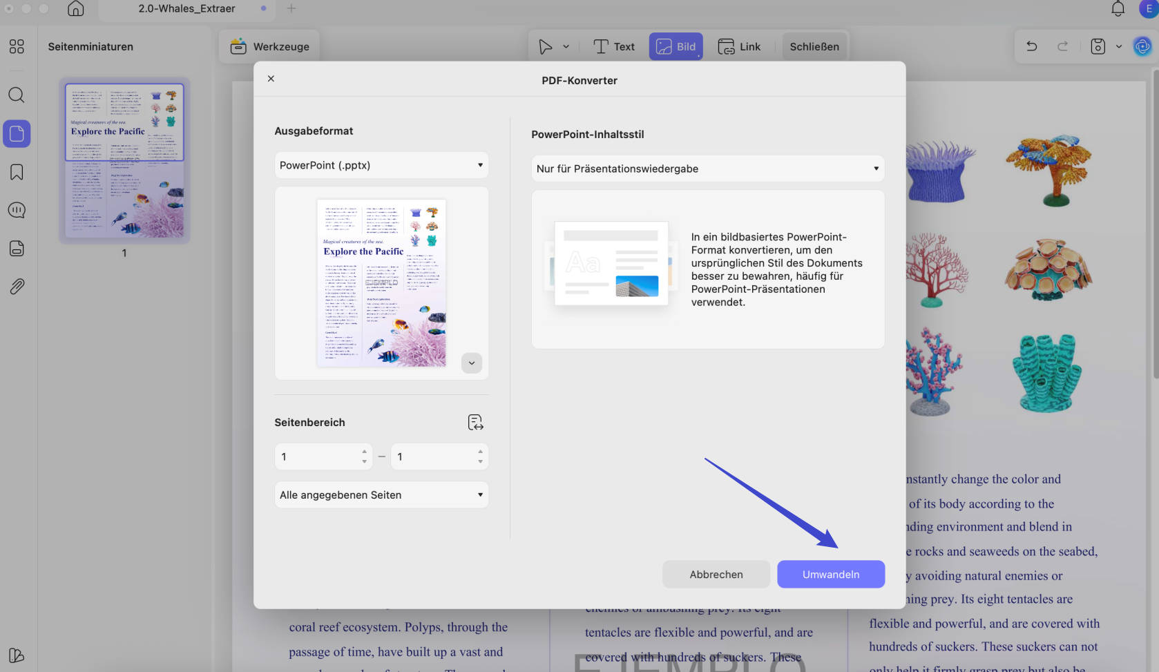 import pdf to keynote Save the PowerPoint File