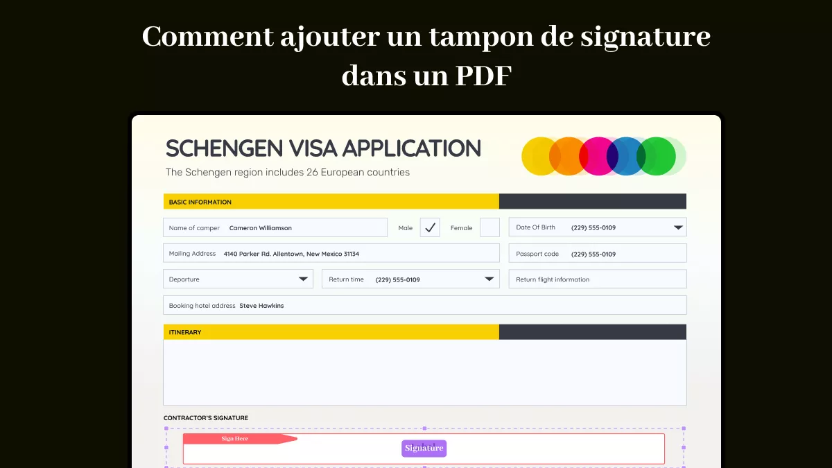 Comment ajouter un tampon de signature dans un PDF ? (Étape par étape)