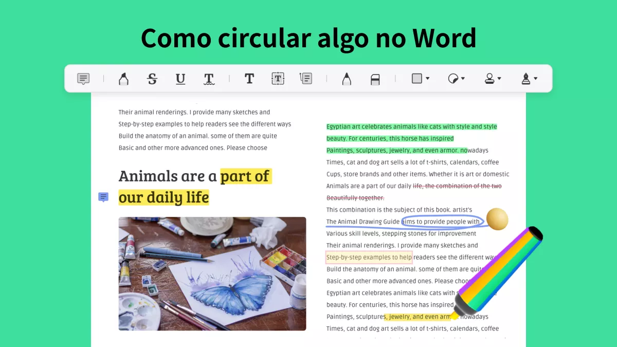 Aprenda a circular algo no MS Word: guia passo a passo para texto e imagens