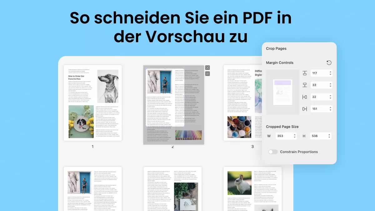 Wie Sie PDF-Dateien in der Vorschau auf dem Mac beschneiden