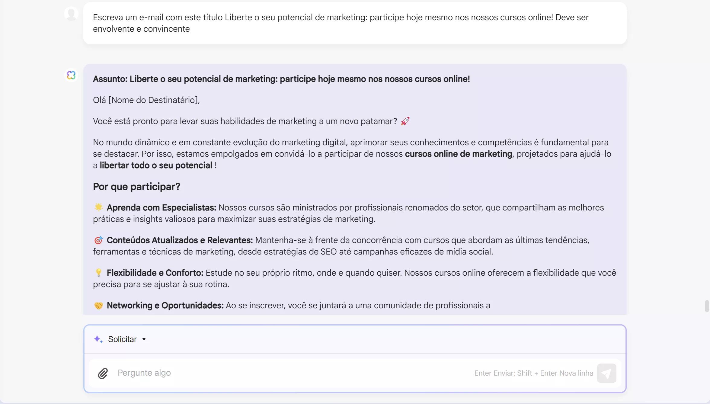 como usar IA em vendas escreva o prompt para gerar um e-mail com o AI Assistant Online para UPDF.