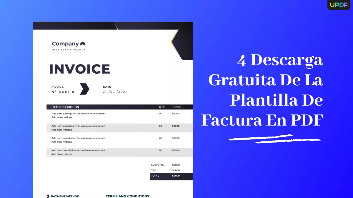 Agilice su facturación con nuestra plantilla de factura en formato PDF: simplifique su proceso hoy mismo