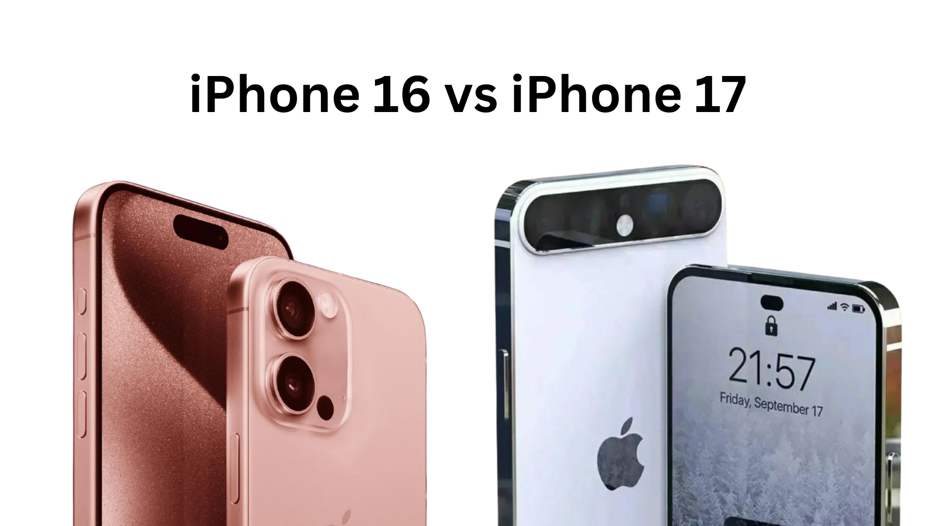 iphone 16 vs iphone 17 design