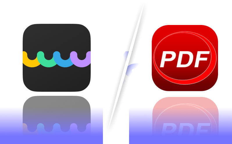 Kdan PDF Reader Pro vs UPDF AI logo