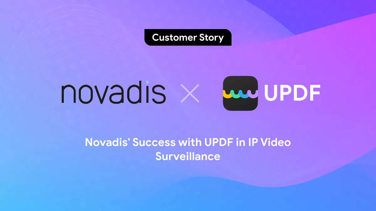 UPDF 如何改變 Novadis 的文件工作流程？