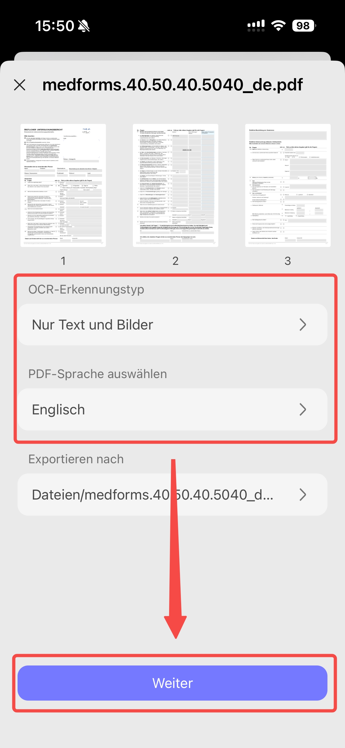 PDF mit UPDF auf iOS begradigen
