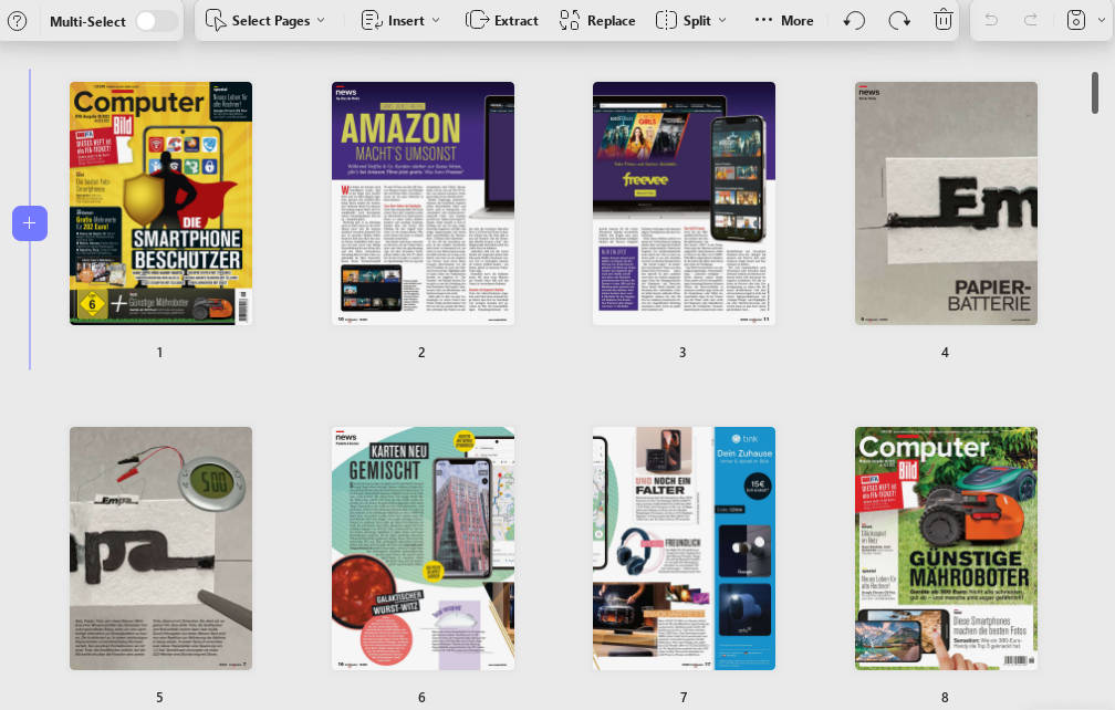 updf edit pages in pdf