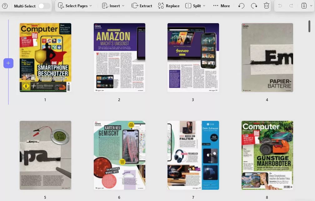 updf edit pages in pdf