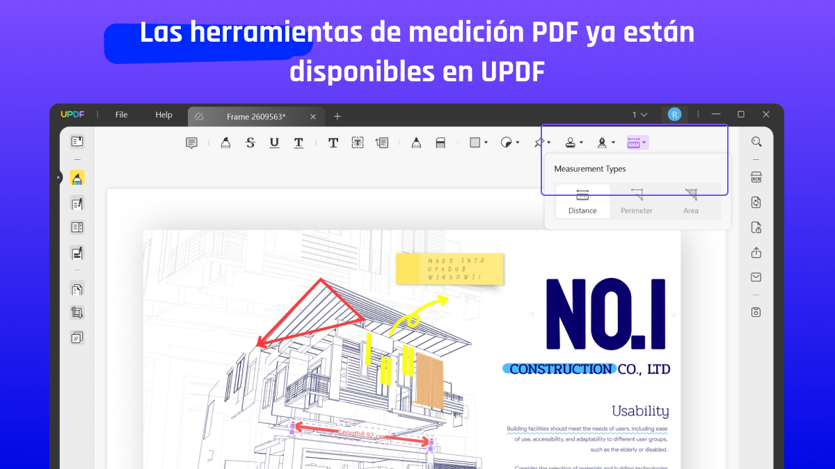Las herramientas de medición de revit a pdf están disponibles ahora en updf
