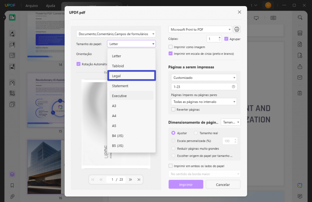 Entenda o tamanho do papel de ofício com orientações detalhadas - UPDF