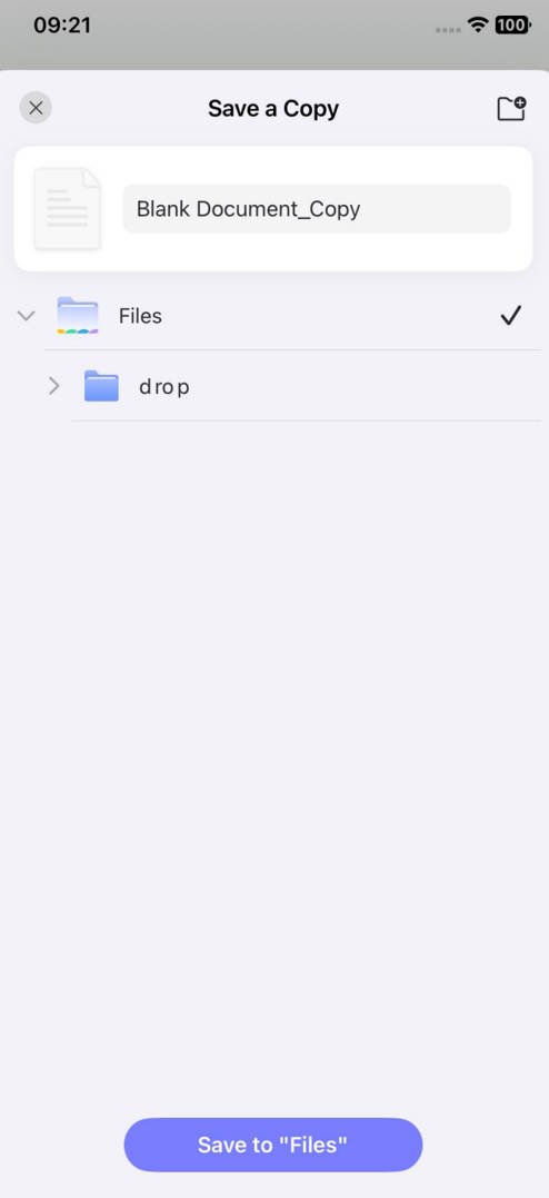 save pdf to files on iphone with updf for ios 2