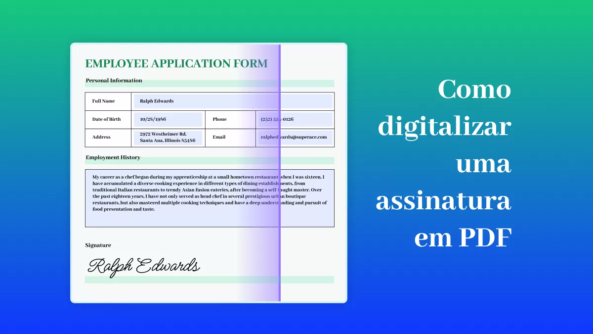 Como digitalizar uma assinatura em PDF? (4 maneiras fáceis)