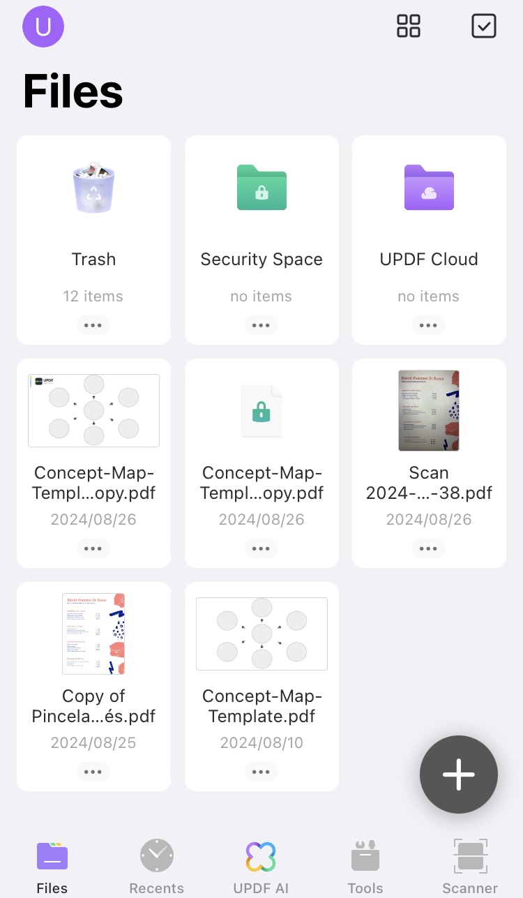 select updf ai in updf for ios