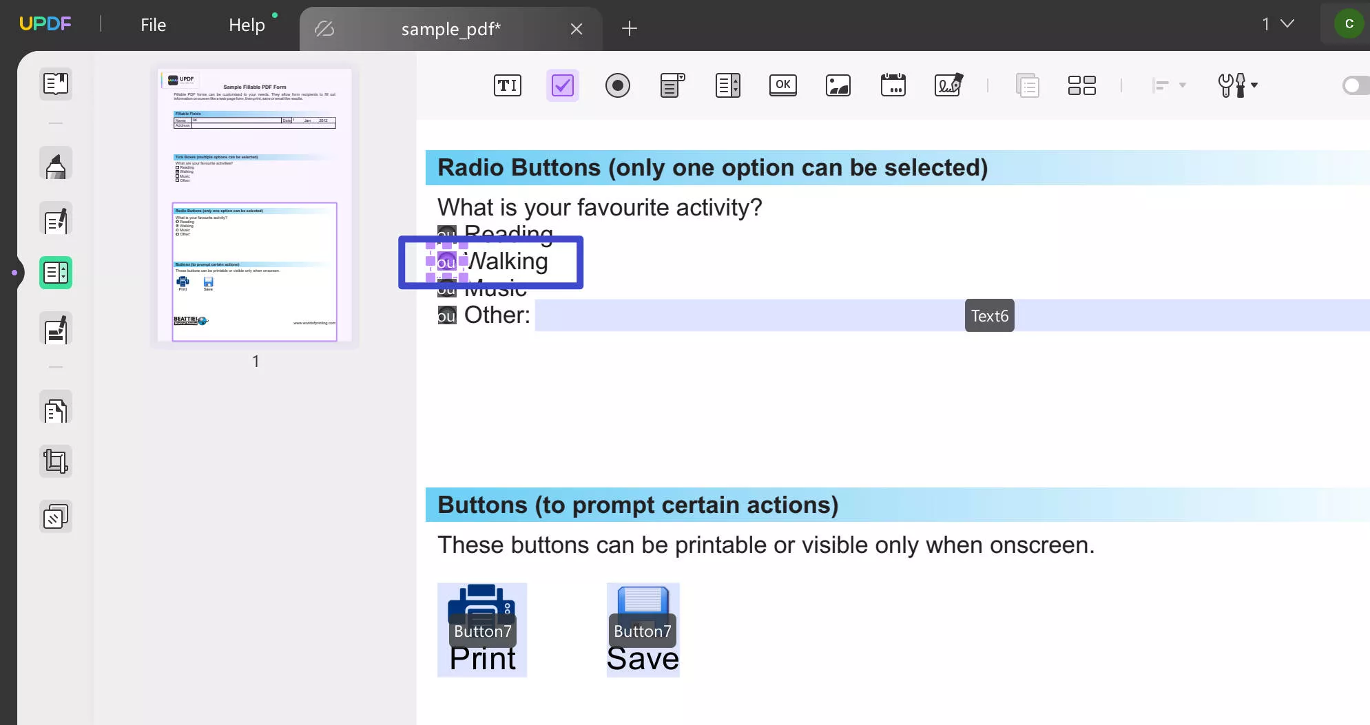 how to uncheck a box in pdf resize and position the box