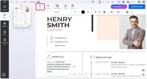 How to Edit Resume in PDF Online - Sodapdf Select Option 300x161