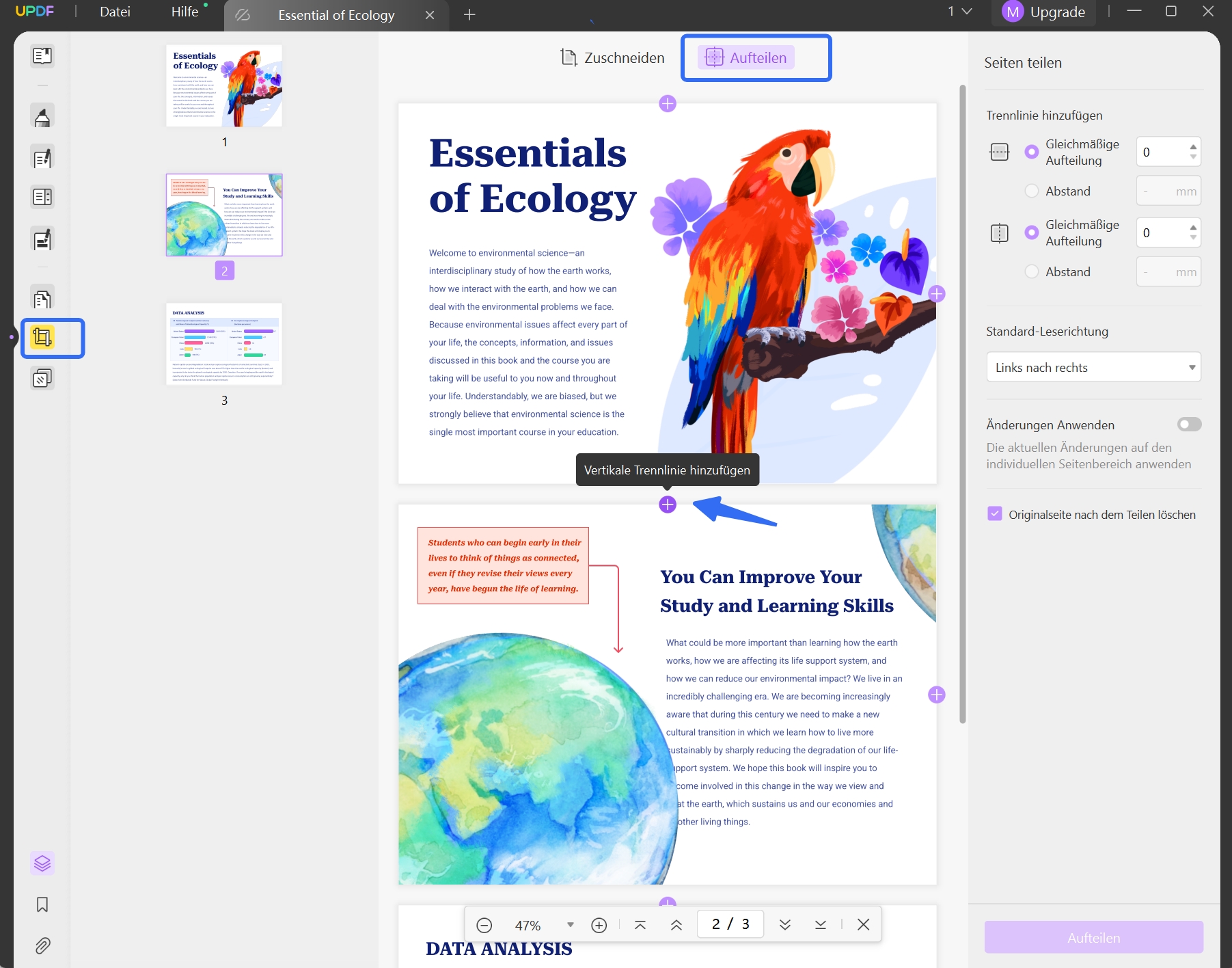 PDF in JPG konvertieren Google Drive UPDF eine Seite in JPGs