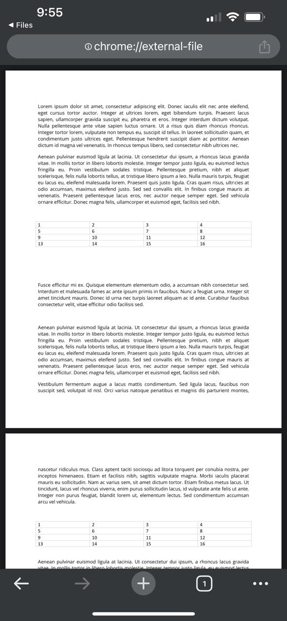 take a screenshot of your pdf on iphone