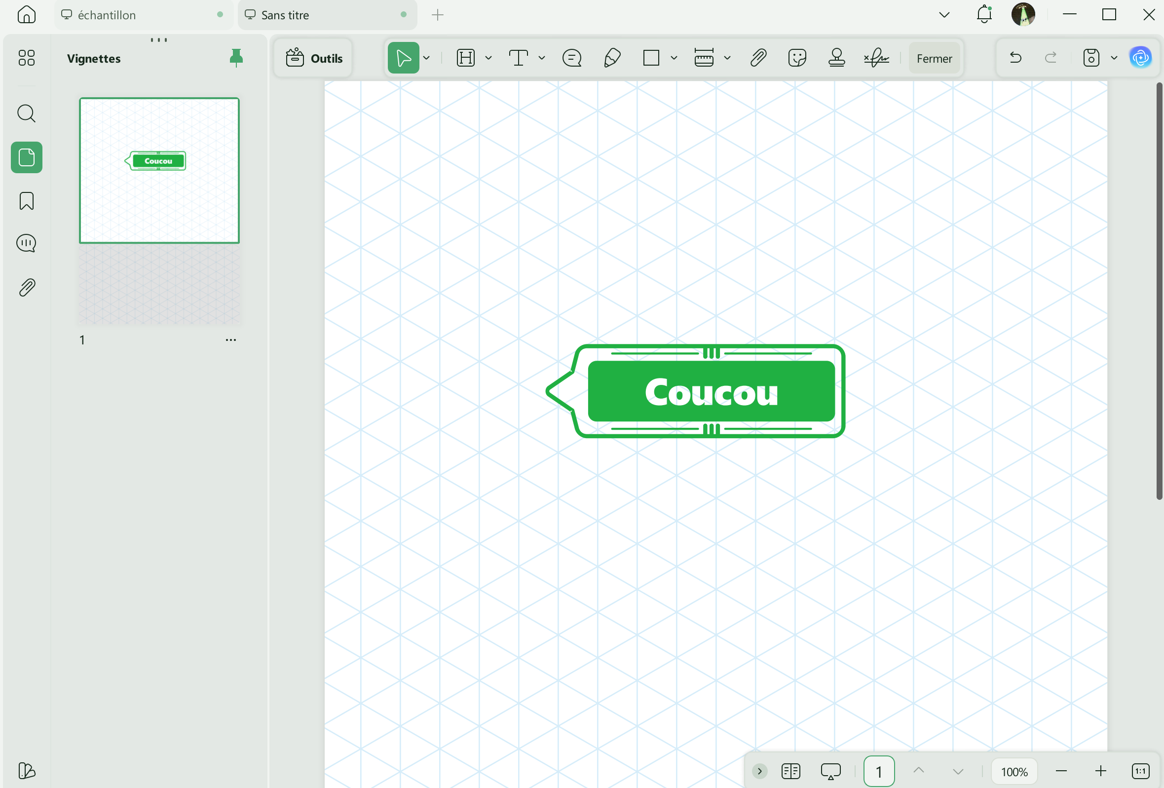 copier le tampon pour pdf prendre une capture d'écran du tampon personnalisé