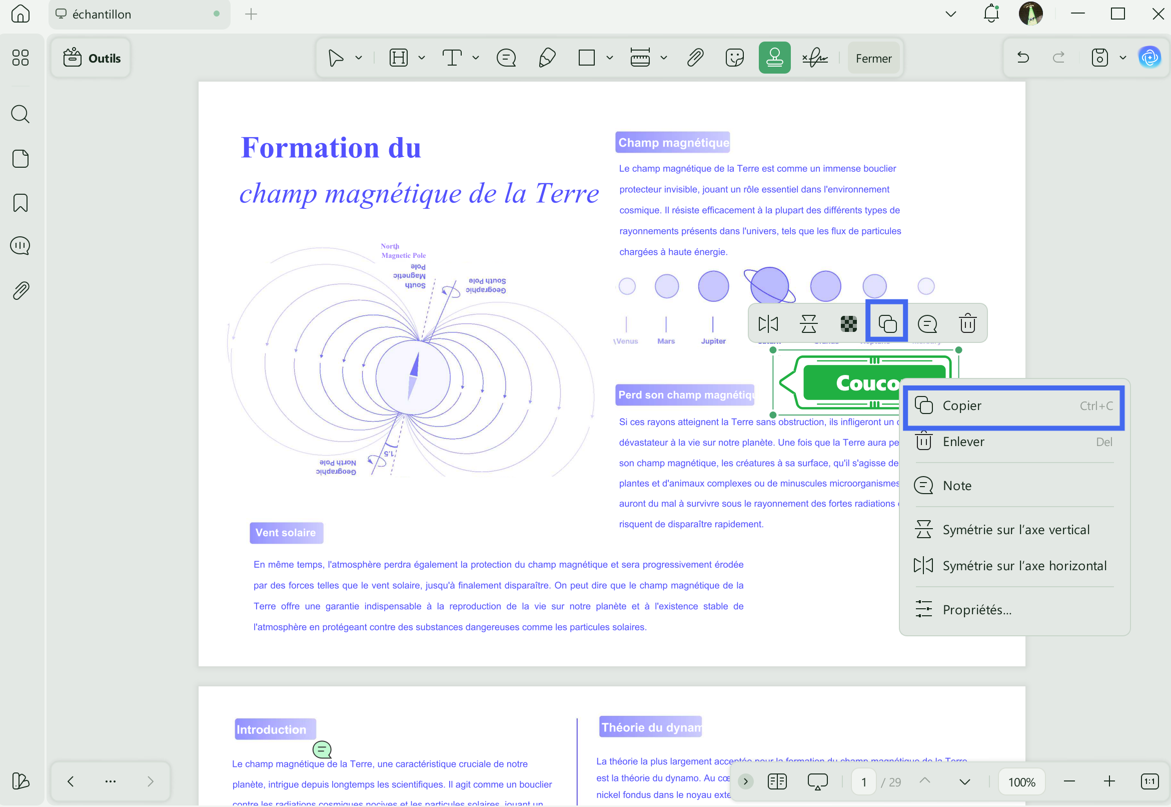 copier le tampon pour pdf coller le tampon sur un autre PDF avec UPDF