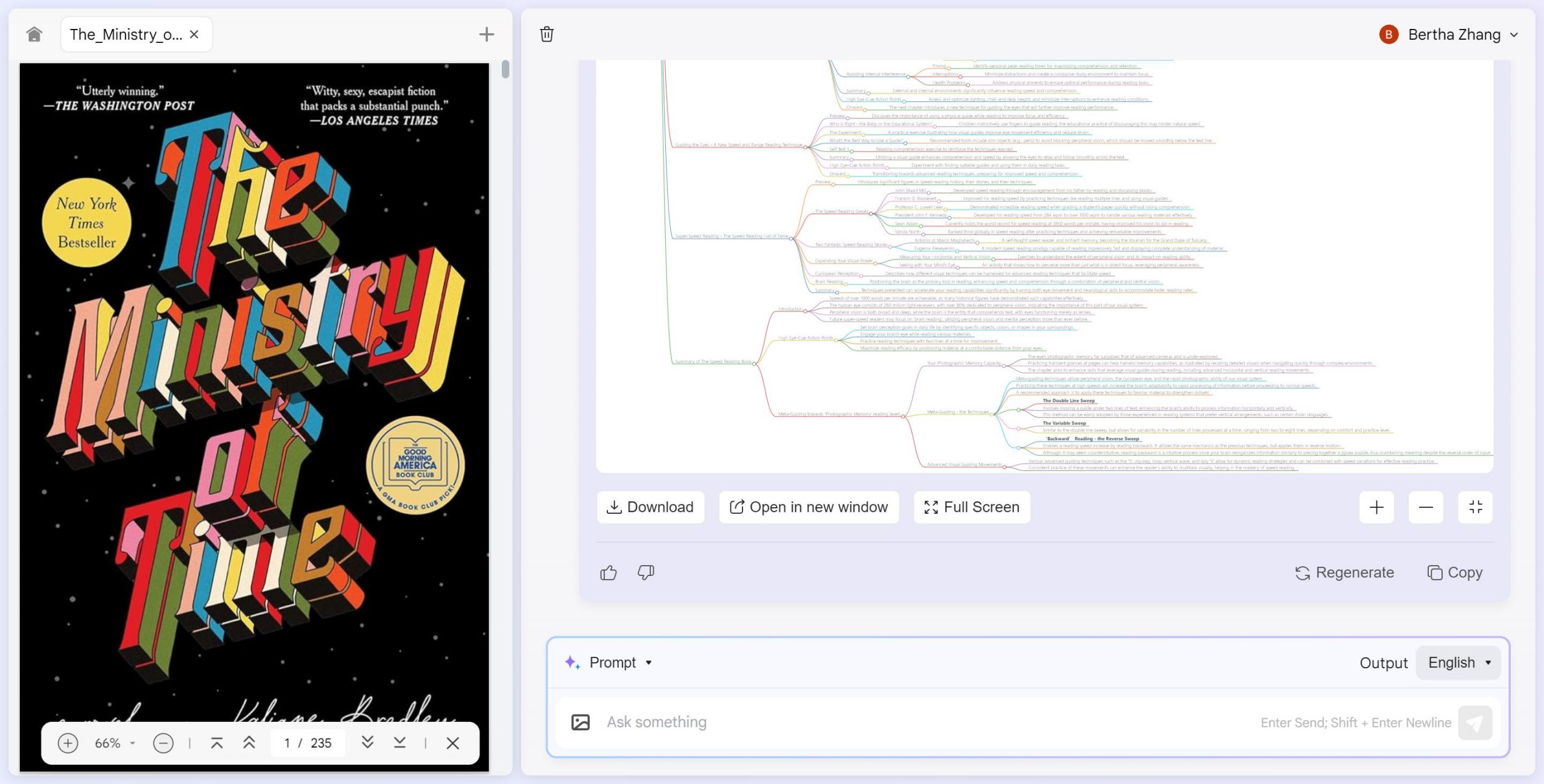 The Ministry of Time mind map