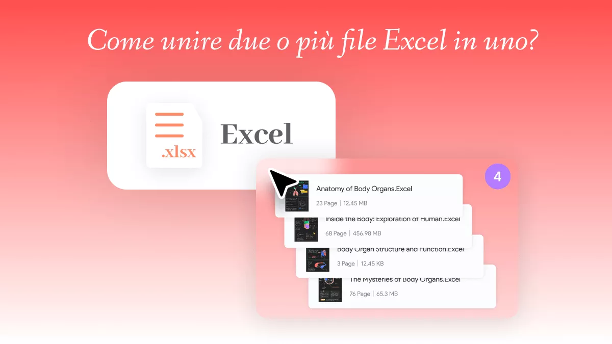Come unire due o più file Excel in uno? [Guida 2024]