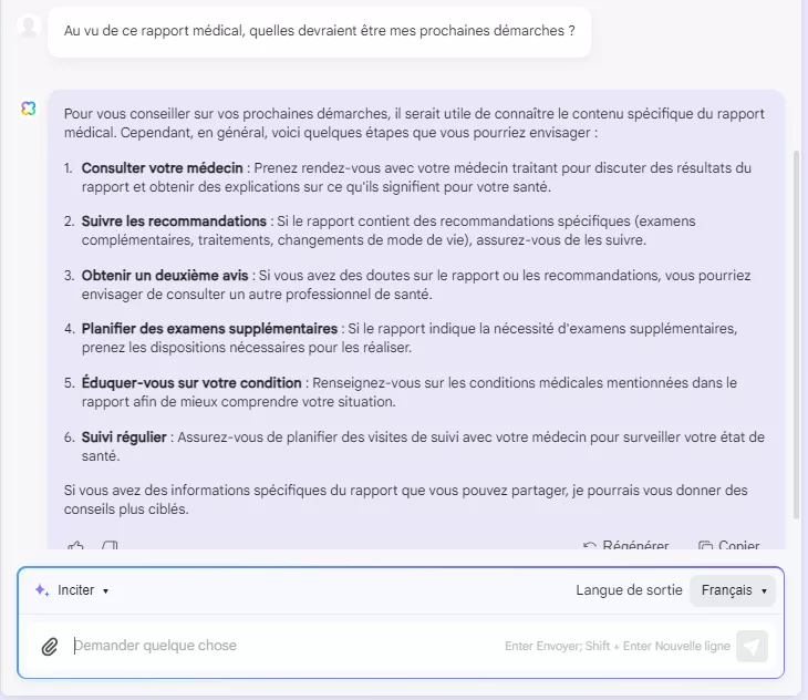 comment l'IA est-elle utilisée dans le domaine de la santé updf ai