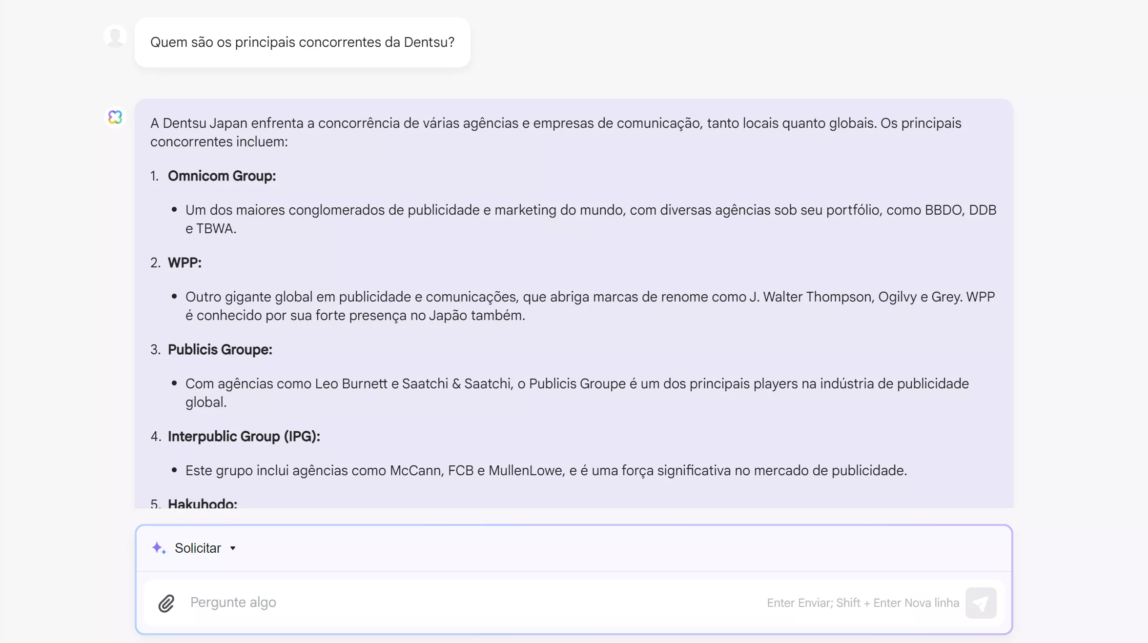 como usar IA em pesquisas de vendas para concorrentes da empresa com o Assistente de IA da UPDF.