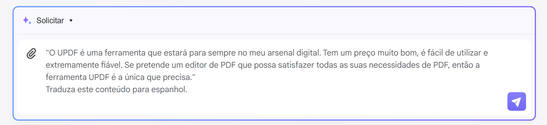 como usar IA em vendas digite o prompt.