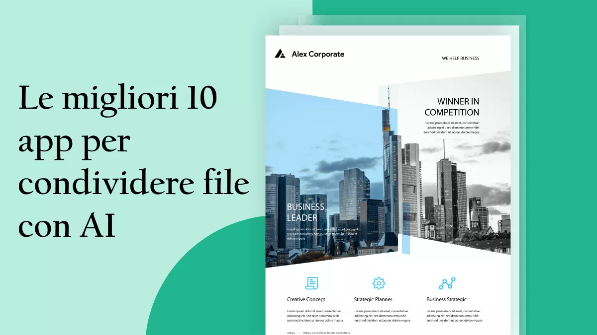 Le 10 migliori app Per condividere file multi-piattaforma con AI