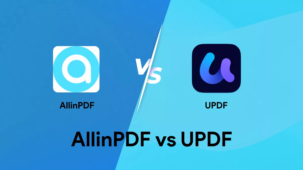 AllinPDF vs UPDF: PDF 전문가를 위한 최적의 도구는?