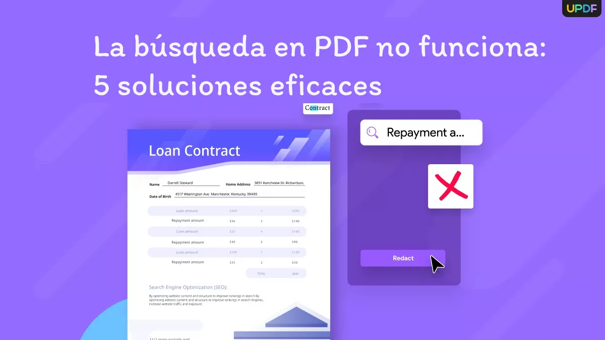 ¿Cómo solucionar el problema de la búsqueda en PDF no funciona?