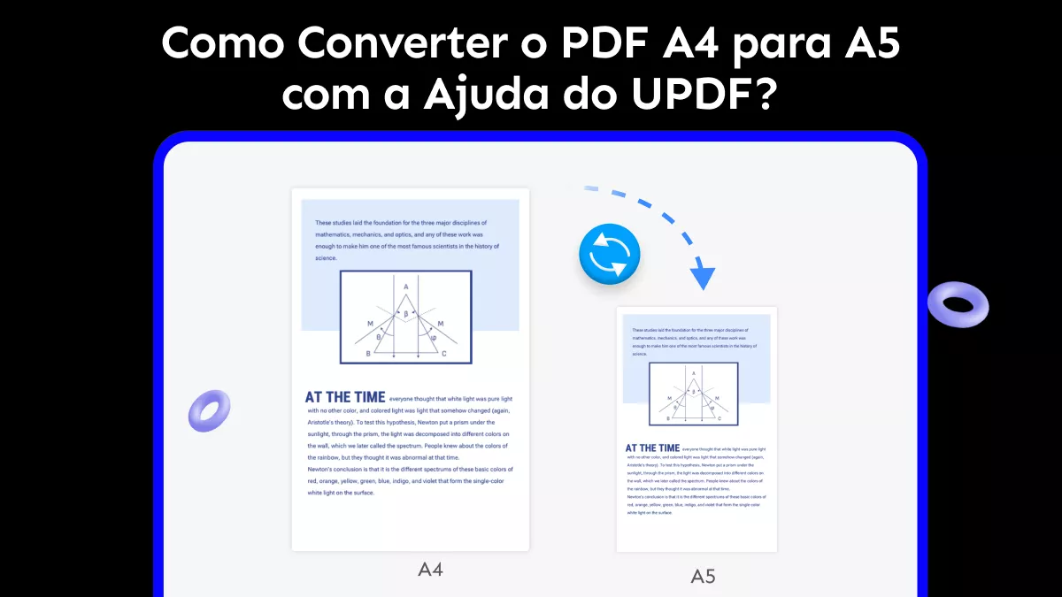 Como Converter o PDF A4 para A5 com a Ajuda do UPDF?