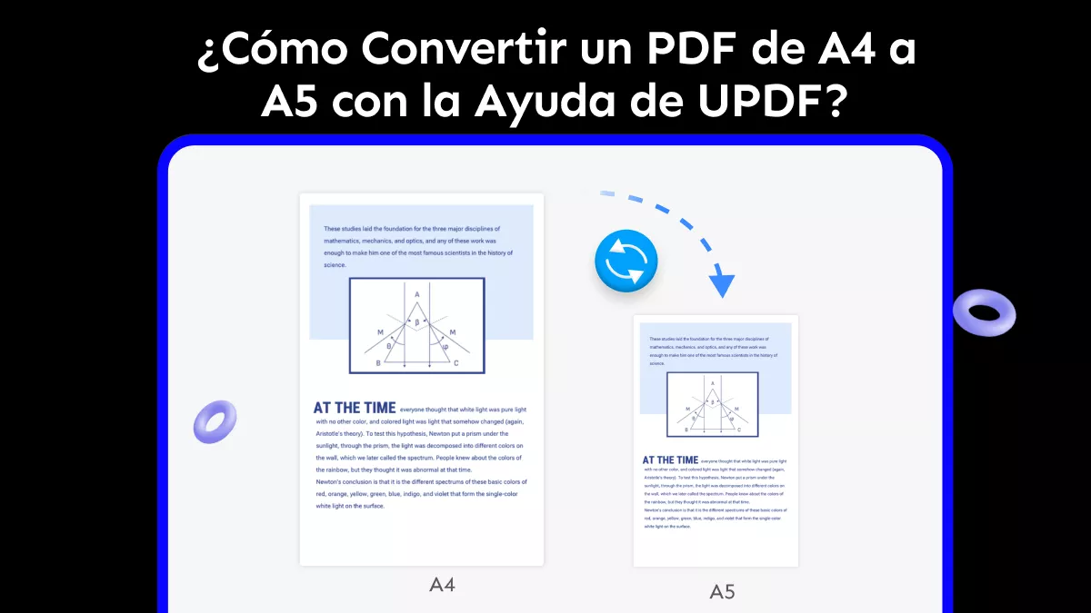 ¿Cómo Convertir un PDF de A4 a A5 con la Ayuda de UPDF?