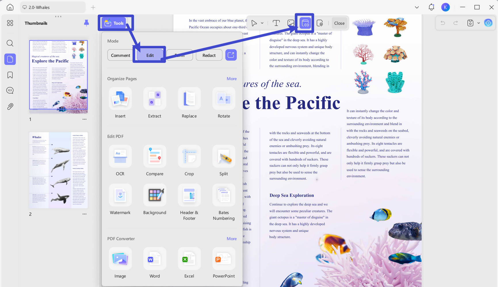 add links to pdf with updf