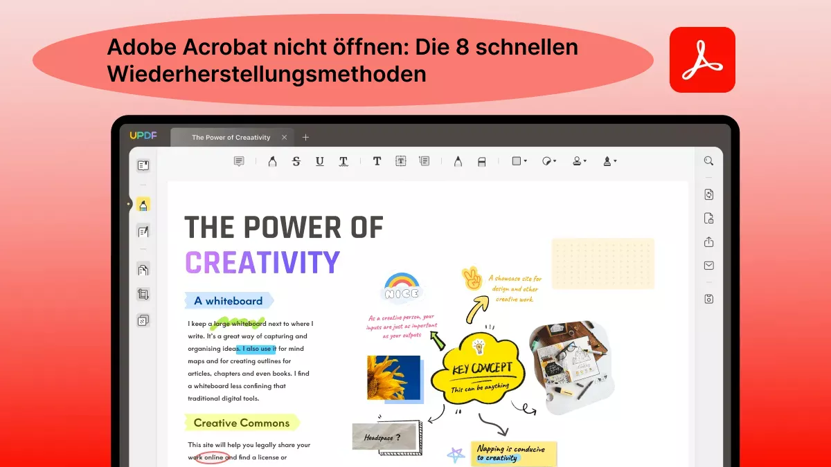 Adobe Acrobat nicht öffnen: 8 schnelle Wiederherstellungsmethoden！