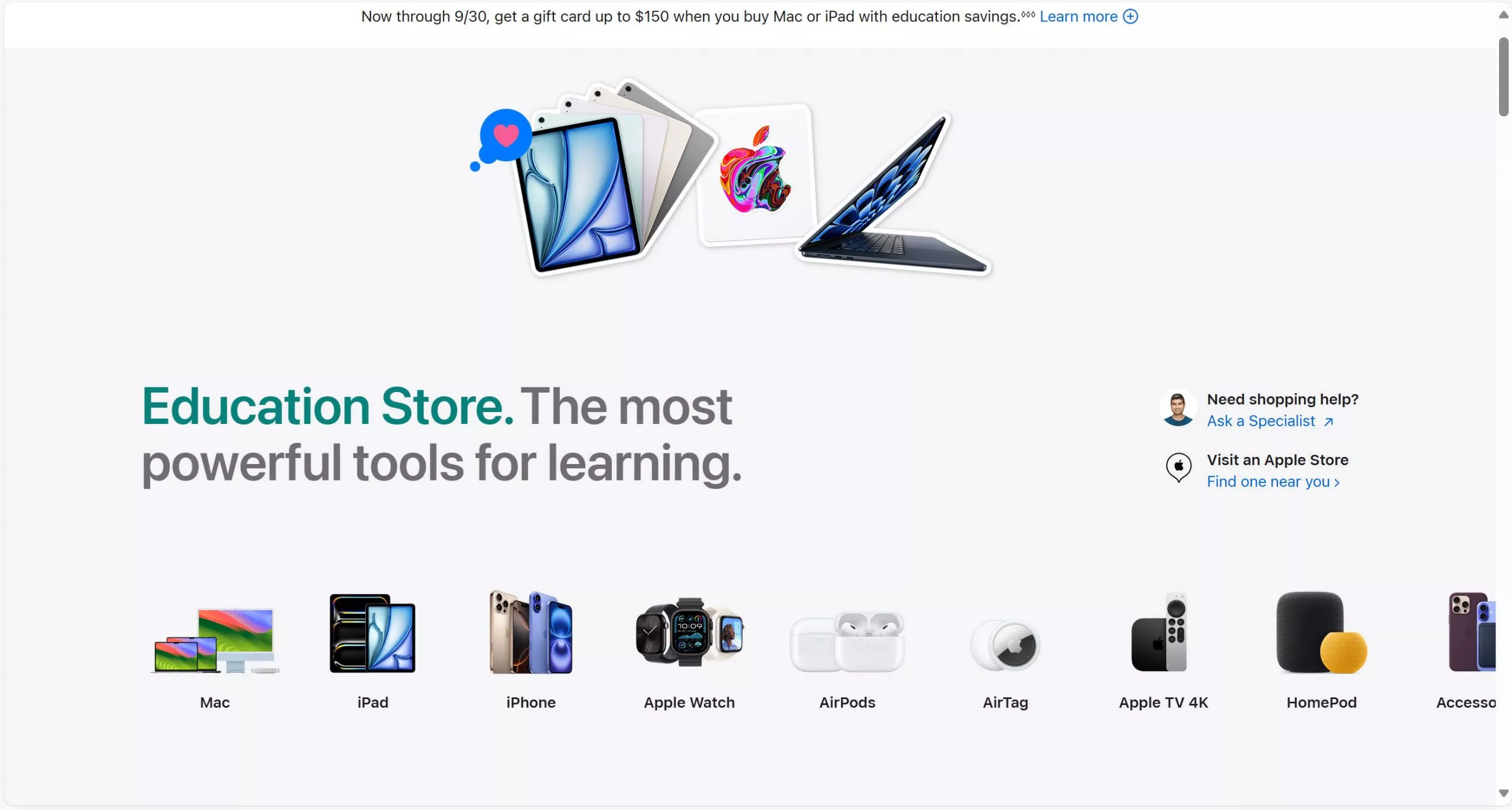 apple  education price