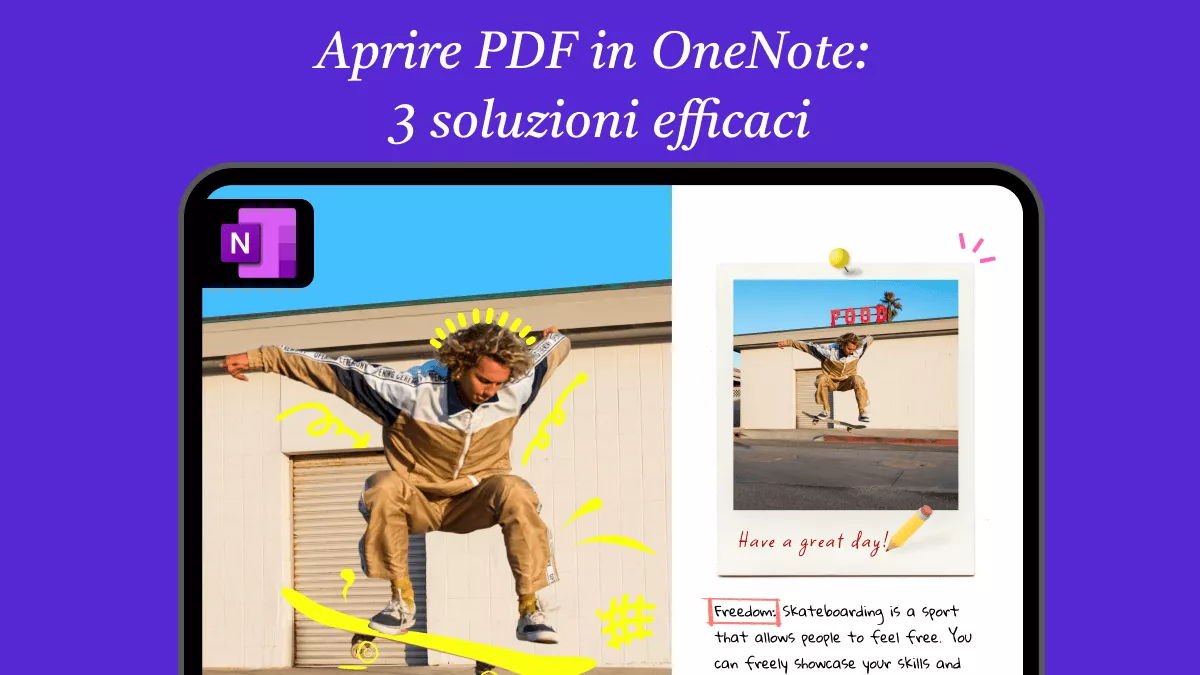 Come aprire PDF in OneNote: 3 metodi semplici