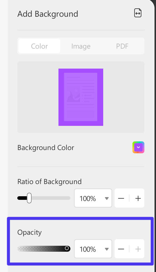 ทำไฟล์ pdf ให้โปร่งใสด้วย updf
