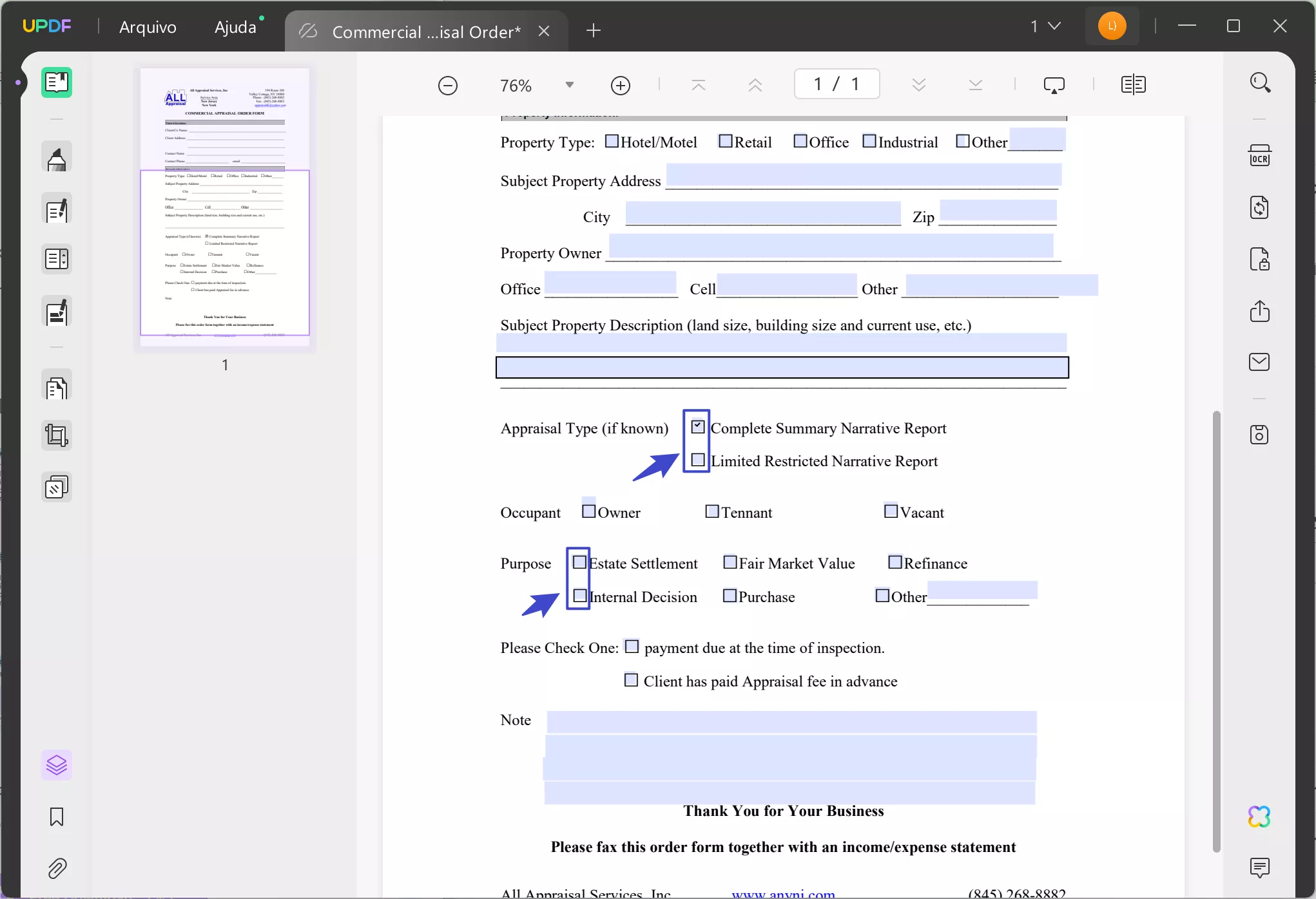 Como Desmarcar uma Caixa em PDF