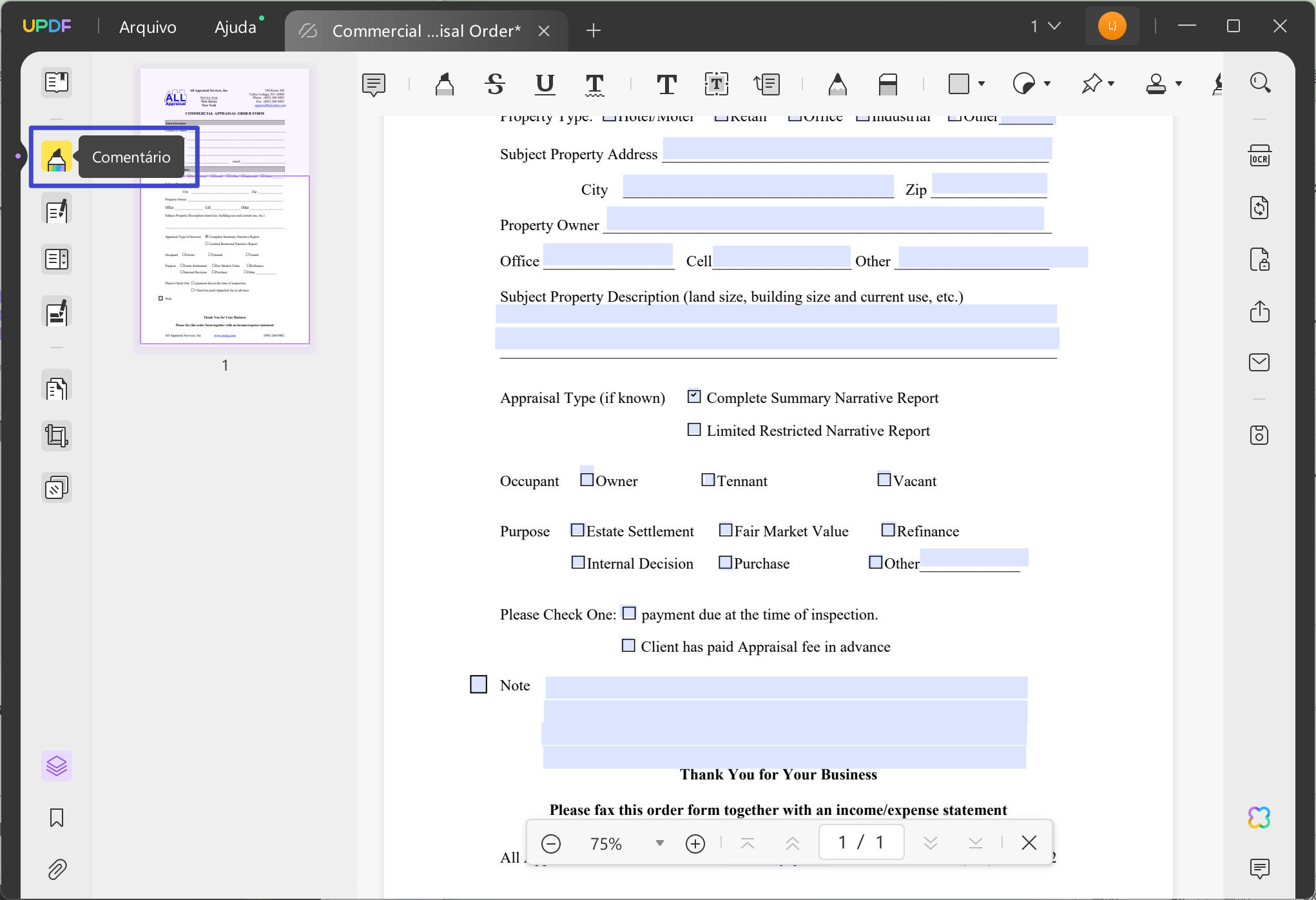 Como Desmarcar uma Caixa em PDF