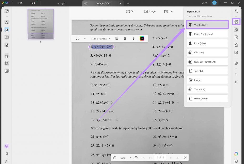 How to Copy Equation from PDF to Word: 4 Easy Methods | UPDF