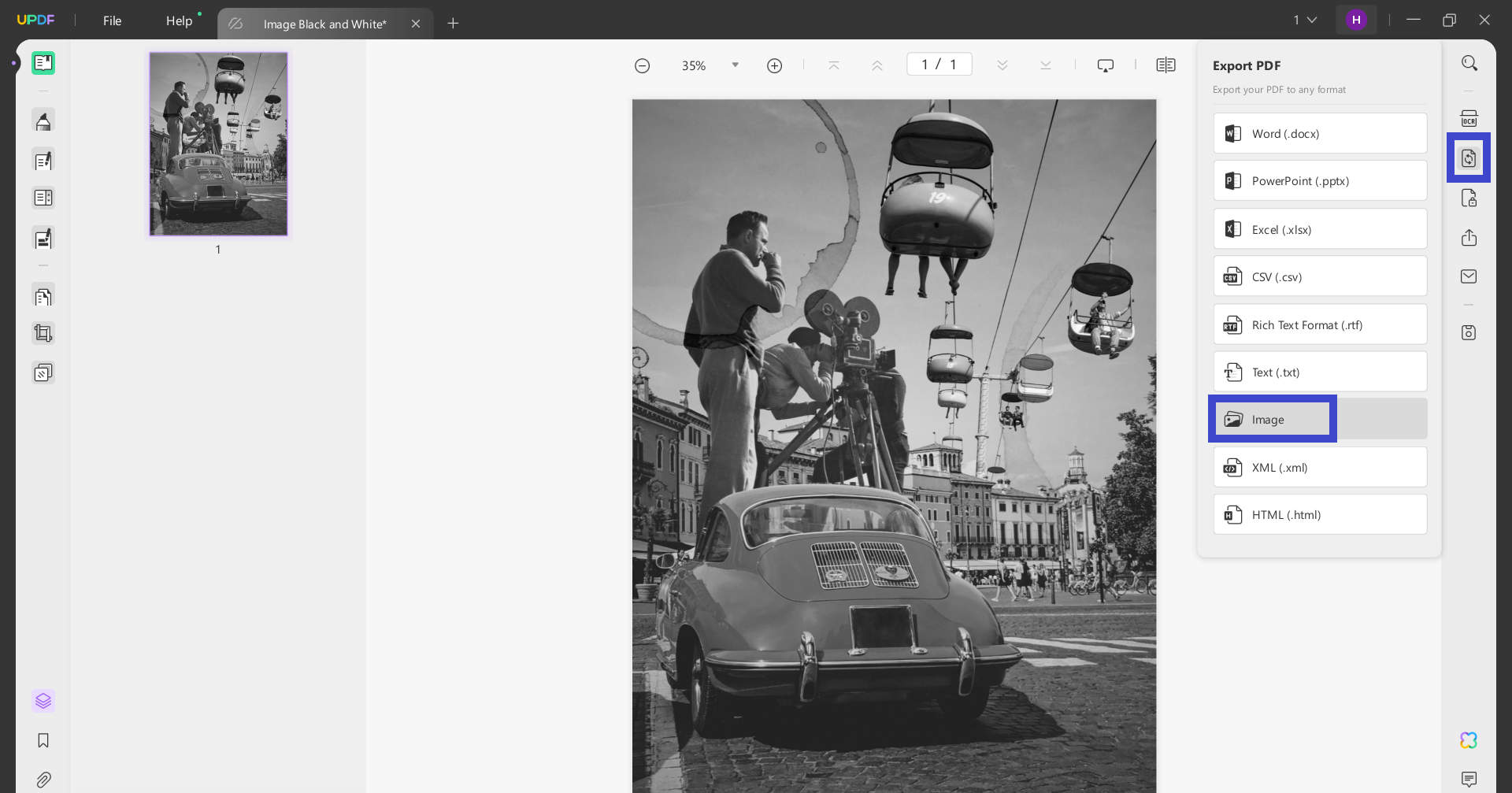 The Best Way to Convert Image to Black and White – UPDF