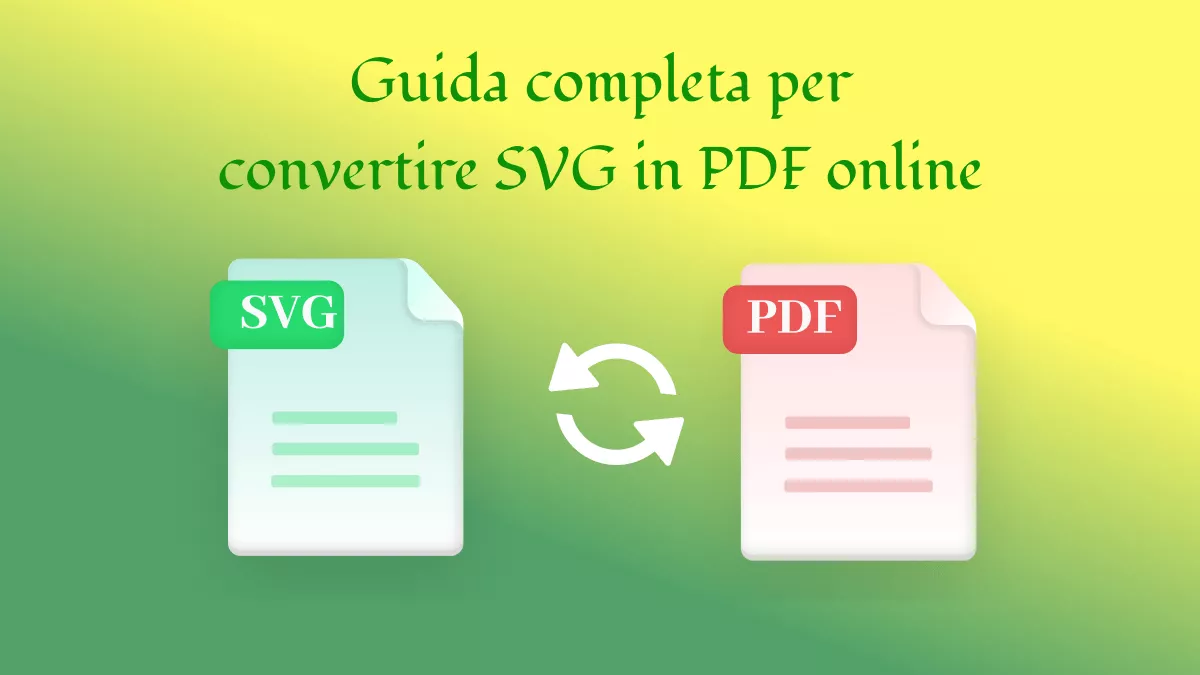 Guida completa alla conversione da SVG a PDF online