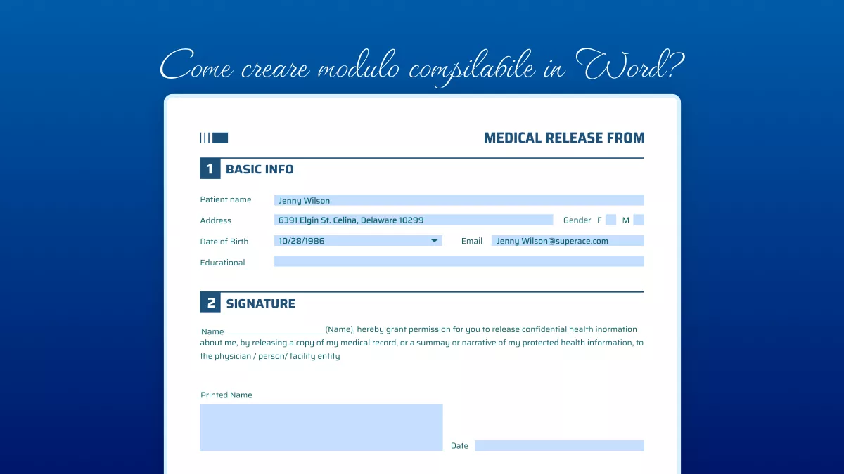 Guida completa per creare un modulo compilabile in Word