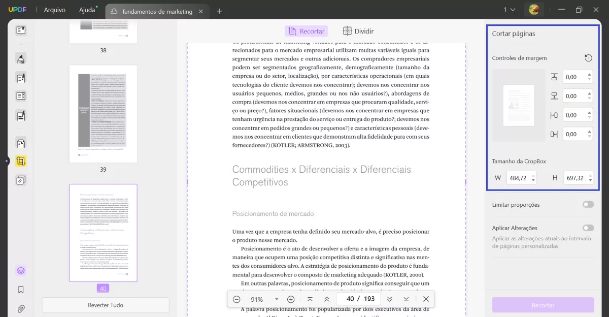 Converter o PDF A4 para A5