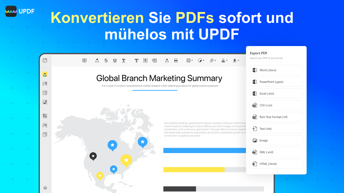 Convert PDF using UPDF